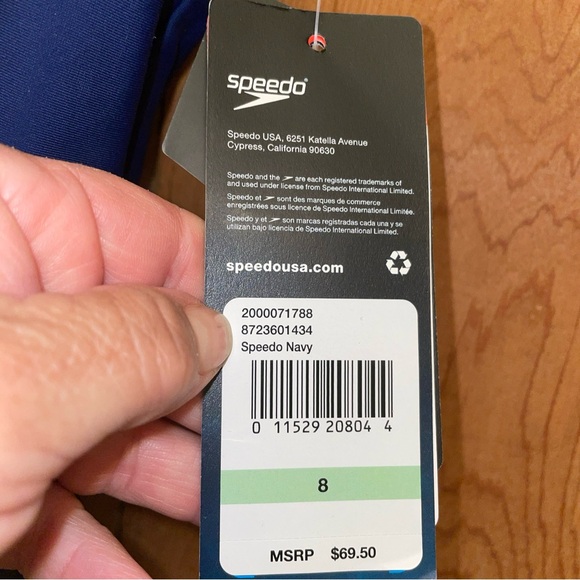 Speedo Woman’s Powerflex Princessss Seam Ultaback One Pie Size 8 - Picture 6 of 12